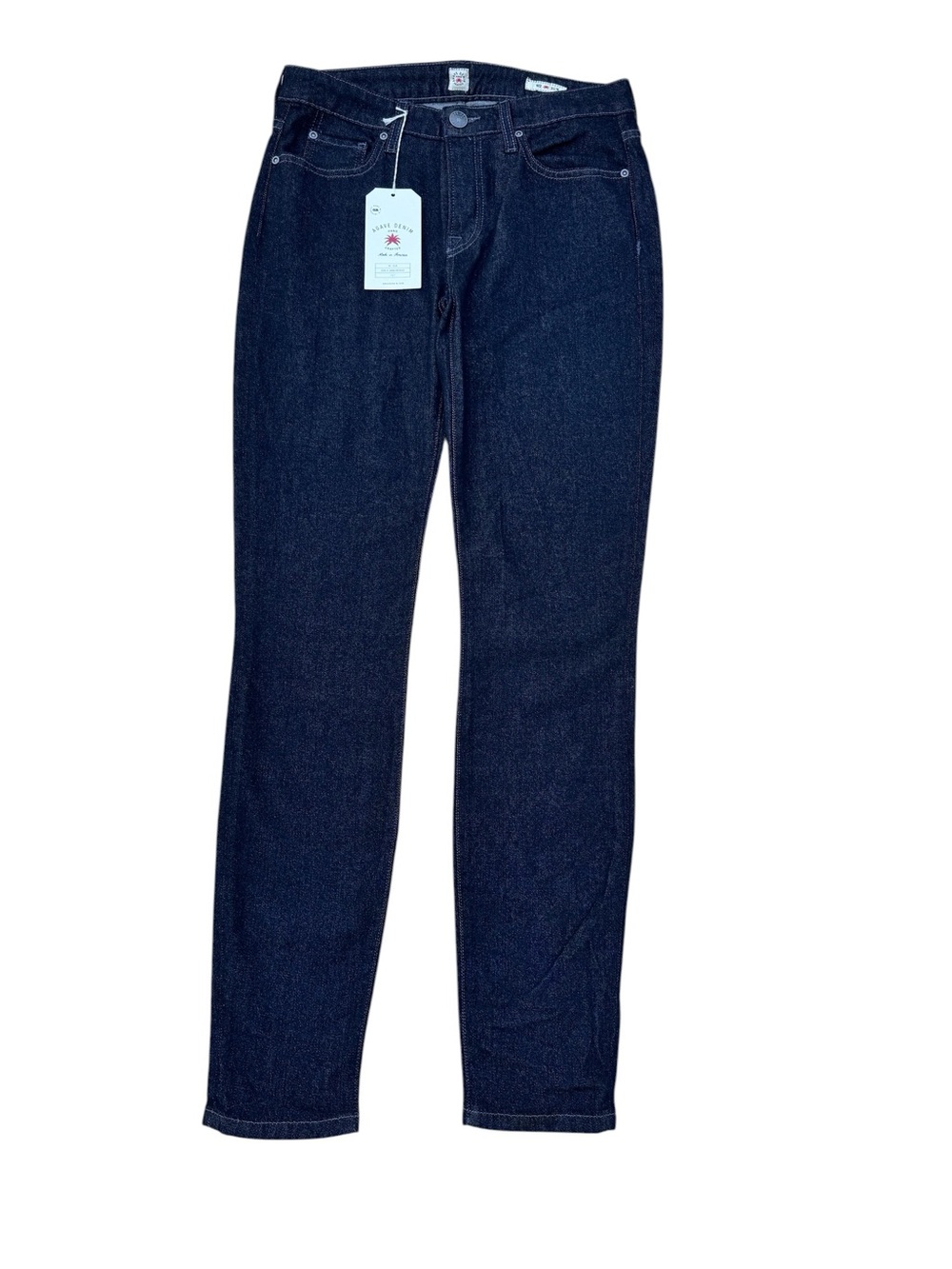 Agave Denim Jeans Womens Size 27 W2 Slim Stretch Emmeline Black Made In USA